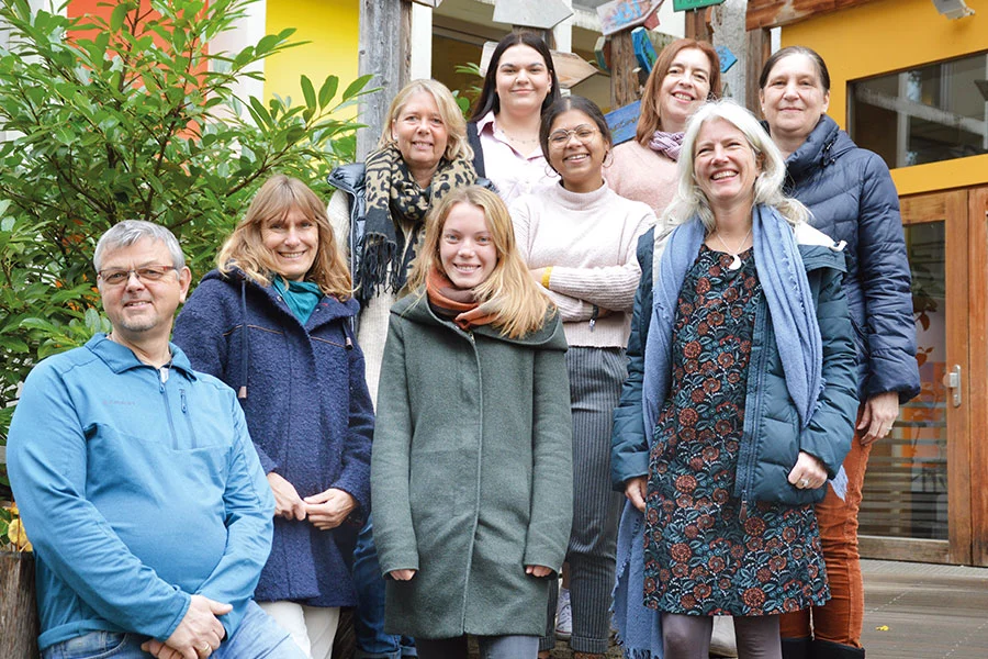 Das Betreuerteam des Kinderhaus und Kinderhäuschen der Montessori Schule Peissenberg
