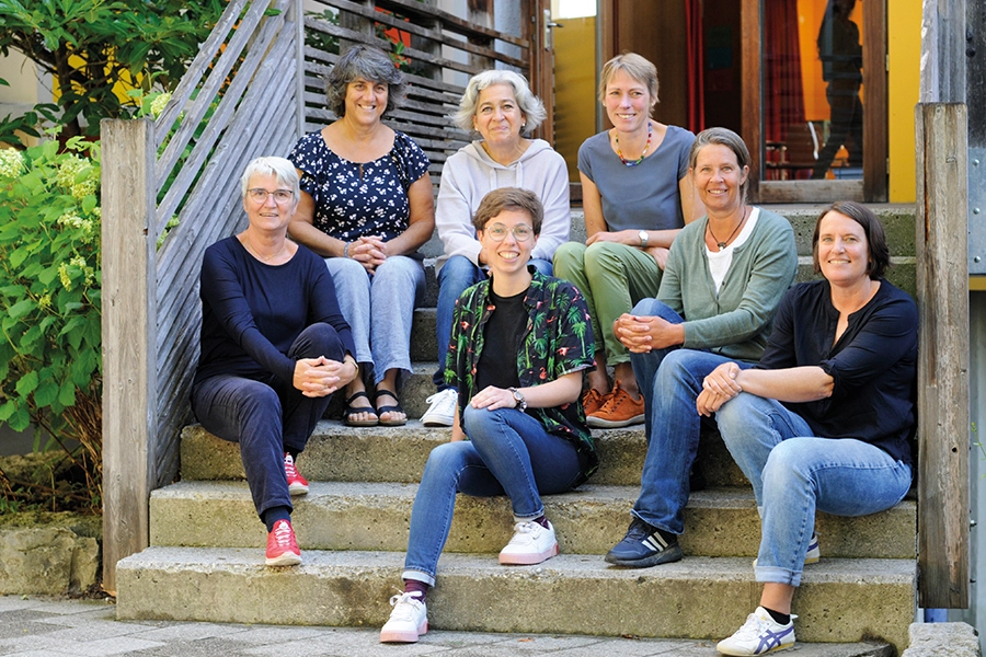 Das Lehrerteam der Mittelstufe der Montessori Schule Peißenberg 2022